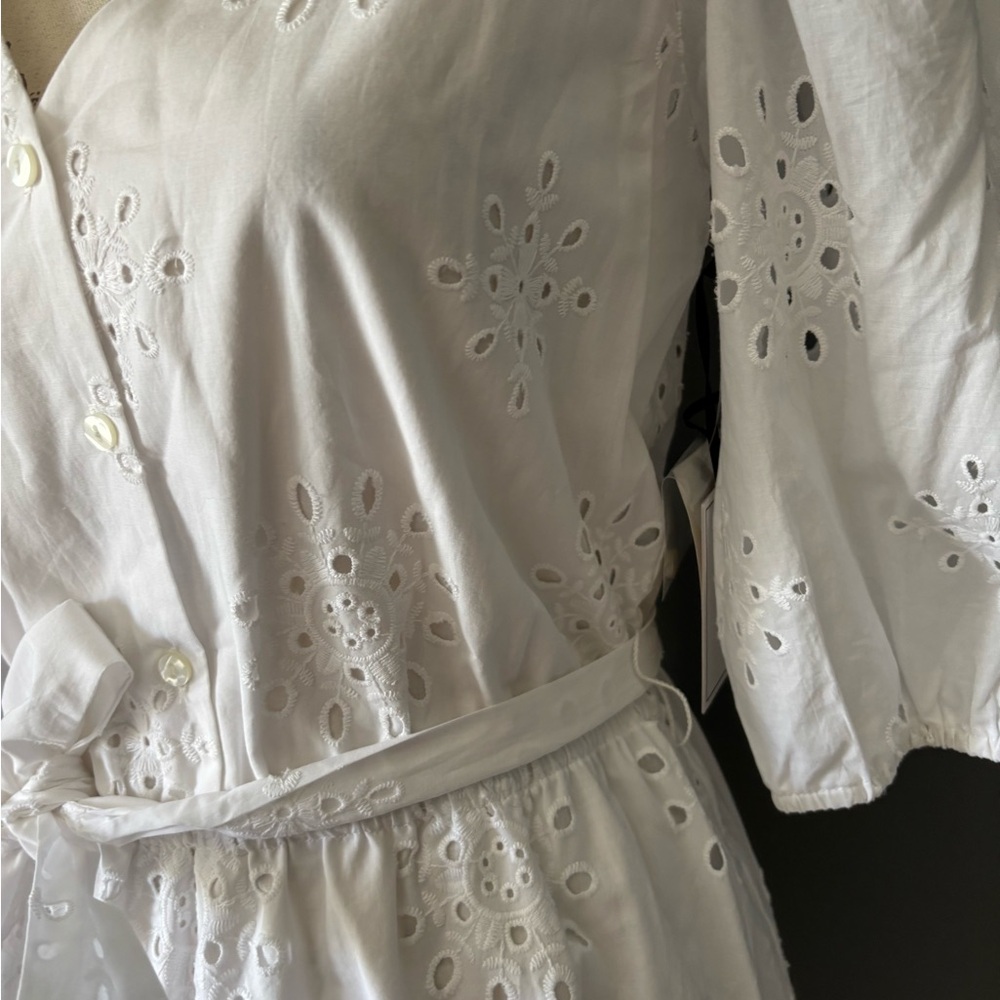 1. State White Eyelet Dress - Picture 4 of 10